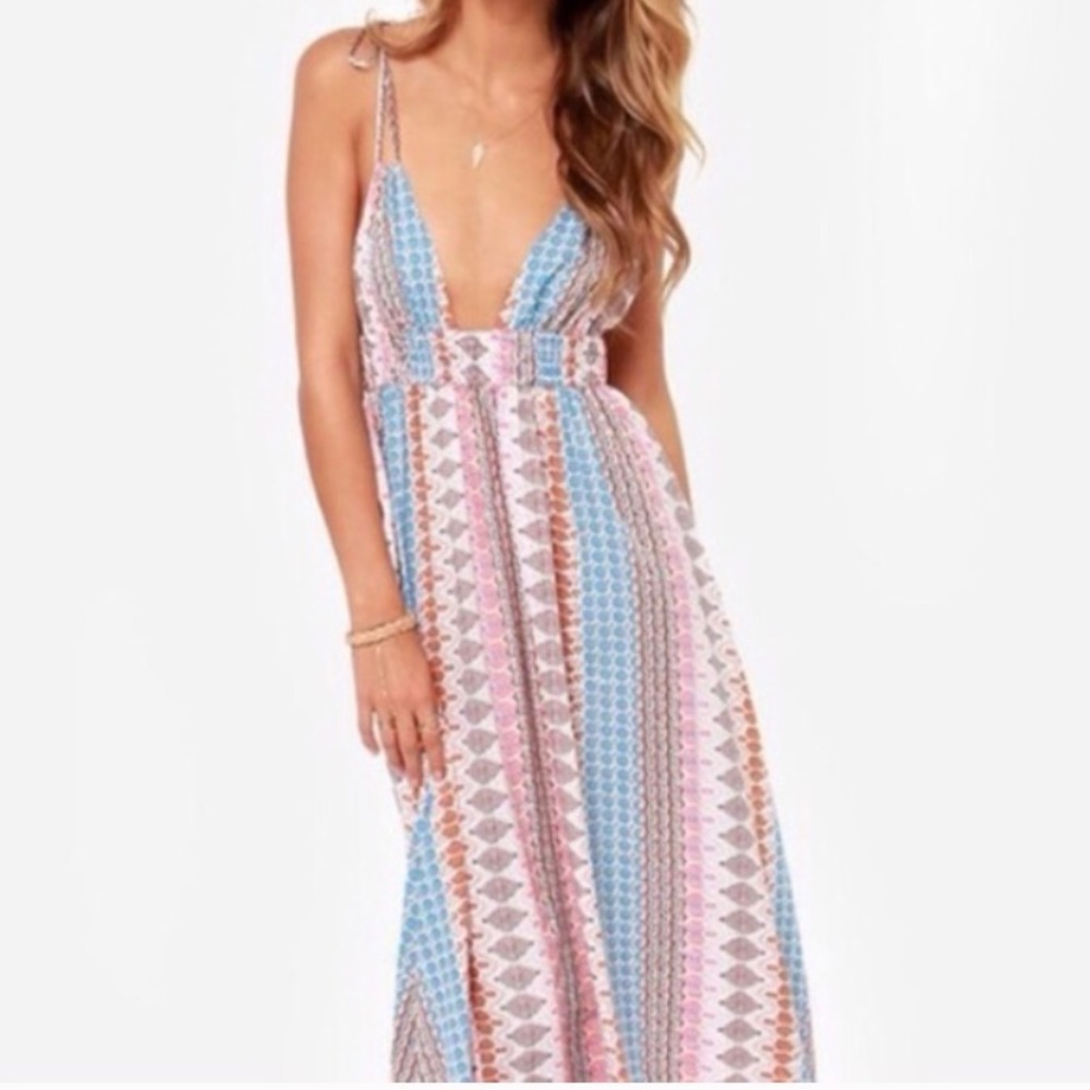 Floral maxi dress